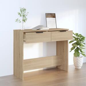 Console Table Sonoma Oak 90x36x75 cm Engineered Wood