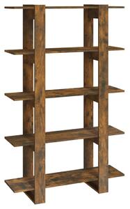 Book Cabinet/Room Divider Smoked Oak 100x30x160 cm