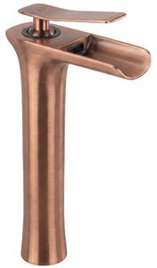 Bathroom faucet Rea Laguna Brush Copper high