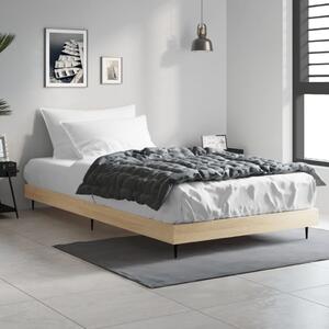 Bed Frame Sonoma Oak 90x190 cm 3FT Single Engineered Wood