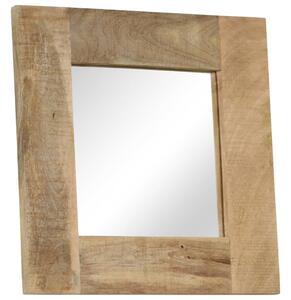 Mirror Solid Mango Wood 50x50 cm