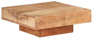 Coffee Table 80x80x28 cm Solid Acacia Wood