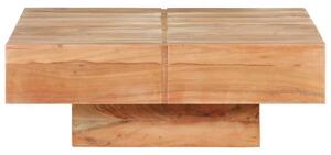 Coffee Table 80x80x28 cm Solid Acacia Wood
