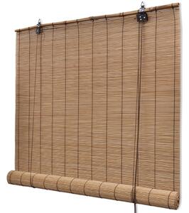 Brown Bamboo Roller Blinds 150 x 220 cm