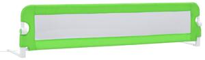 Toddler Safety Bed Rail Green 180x42 cm Polyester