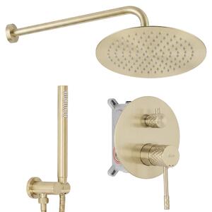 Shower system Rea Lungo Diamond Brush Gold + BOX