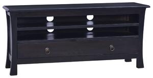 TV Cabinet Light Black Coffee 100x30x45 cm Solid Mahogany Wood