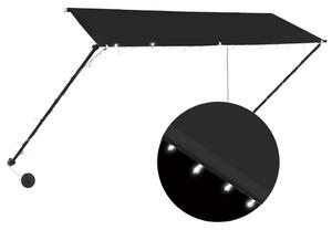 Retractable Awning with LED 300x150 cm Anthracite