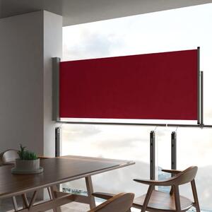 Patio Retractable Side Awning 100x300 cm Red