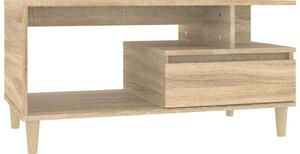 Coffee Table Sonoma Oak 90x49x45 cm Engineered Wood