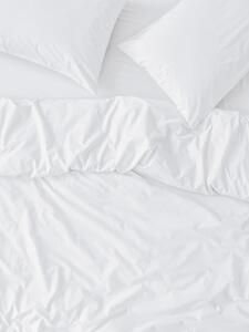 White Washed Cotton Percale Duvet Cover | Single | Piglet in Bed