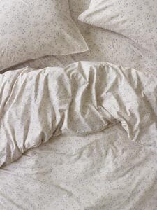 Cream Spring Sprig Cotton Duvet Cover | Single | Piglet in Bed