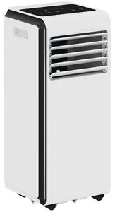 HOMCOM Portable Air Conditioner 7000 BTU, 4-in-1 Air Conditioning Unit with Cooling, Dehumidifier, Fan, Sleep Mode, White