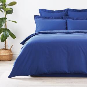 Non Iron Plain Dye Navy Duvet Cover Navy