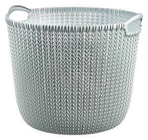 Curver Storage Basket Knit Round L 30L Misty Blue