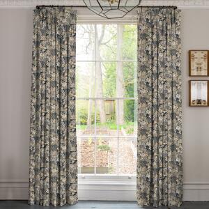 Linda Barker Millefiori Jacquard Made To Measure Curtains Azzuro