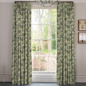 Linda Barker Millefiori Jacquard Made To Measure Curtains Verde