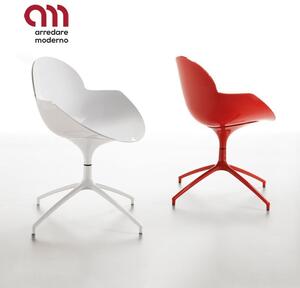 Chair Cookie Swivel with castors Infiniti Design