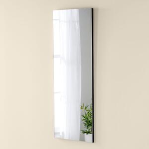 Yearn Seamless Rectangle Narrow Wall Mirror Black