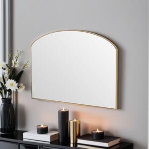 Yearn Modesty Curved Wall Mirror Gold