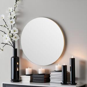 Yearn Simple Round Wall Mirror Gold