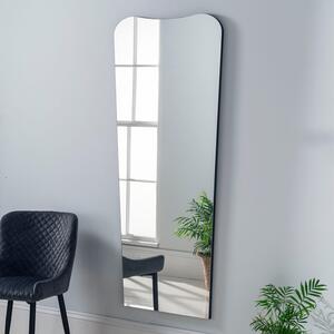 Yearn Curved Full Length Wall Mirror Black