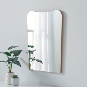 Yearn Curved Wall Mirror Gold