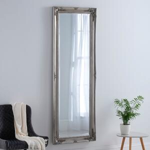 Yearn French Rectangle Full Length Wall Mirror Silver