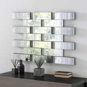Yearn Brickwork Wall Mirror Silver