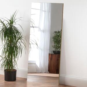 Yearn Seamless Rectangle Full Length Wall Mirror Gold