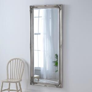 Yearn French Rectangle Full Length Wall Mirror Silver