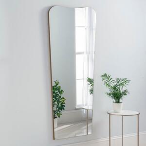 Yearn Curved Full Length Wall Mirror Gold