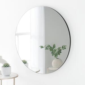 Yearn Simple Round Wall Mirror Black