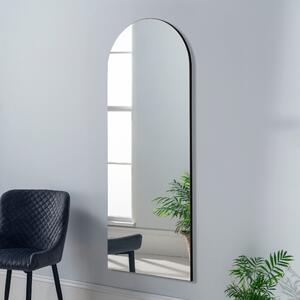 Yearn Arched Full Length Wall Mirror Black