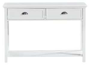 Hampton Console Table, White White
