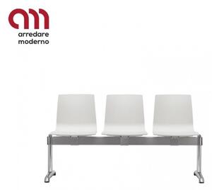 Alice fireproof bench for waiting room 3 places Scab