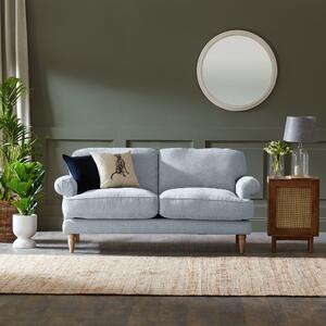 Jolene Soft Texture 3 Seater Sofa Light Blue