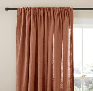 Terracotta Linen Curtains Terracotta