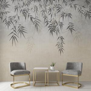 Ombre Leaf Wall Mural