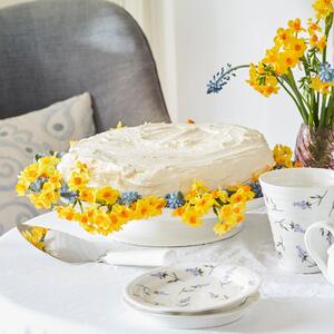 Sophie Conran Lavandula Set of 4 Tea Plates White
