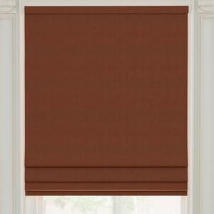 Linda Barker Royal Velvet Made to Measure Roman Blind Rust