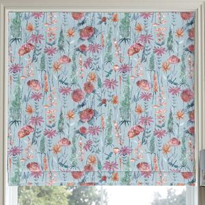 Voyage Florabunda Made to Measure Roman Blind Cornflower
