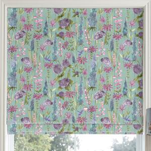 Voyage Florabunda Made to Measure Roman Blind Verde