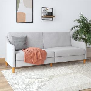 Jasper Linen Sprung Sofa Bed Light Grey