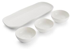 Sophie Conran for Portmeirion 3 Bowl and Tray Set White