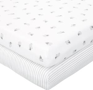 Pack of 2 Counting Sheep Cotton Fitted Sheets