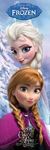 Poster Frozen - Anna & Elsa, (53 x 158 cm)