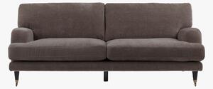 Fairmont 3 Seater Sofa in Velour Grey
