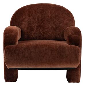 Cinema Armchair in Velour Rust
