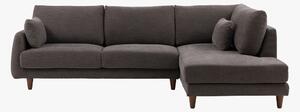 Snug Right Hand Chaise in Grey
